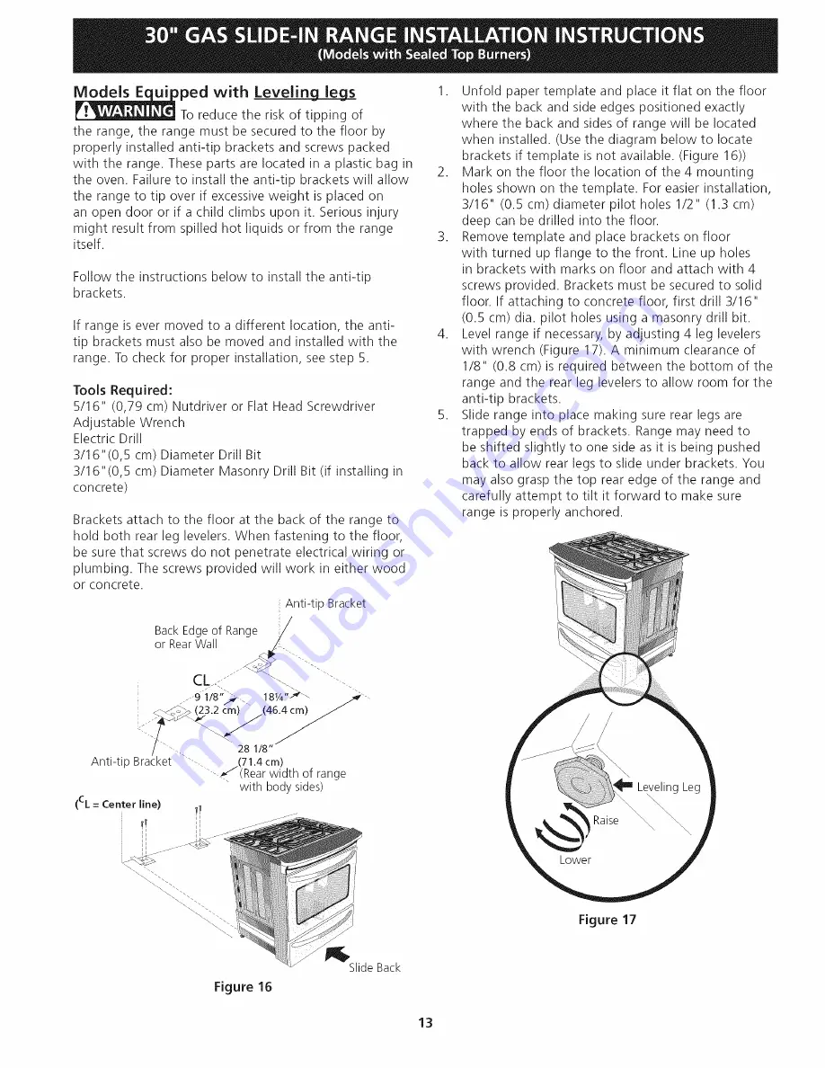 Kenmore 79031033803 Скачать руководство пользователя страница 13