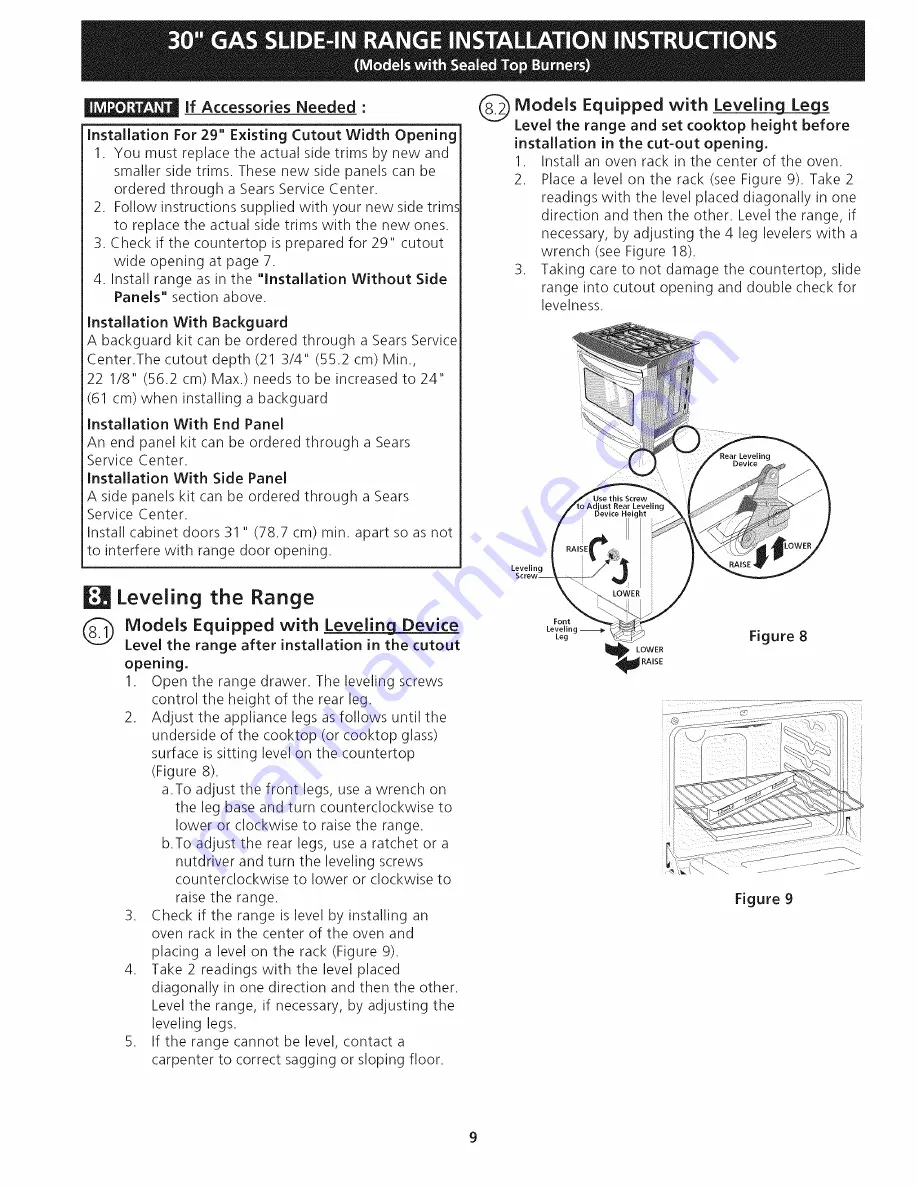 Kenmore 79031042803 Скачать руководство пользователя страница 9