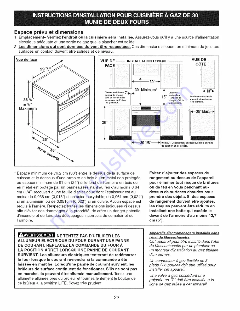 Kenmore 79032363410 Скачать руководство пользователя страница 22