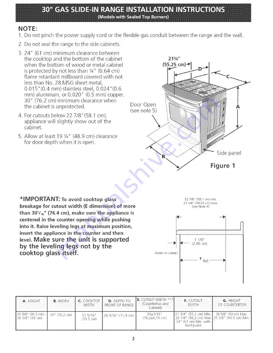 Kenmore 79036682501 Installation Instructions Manual Download Page 2