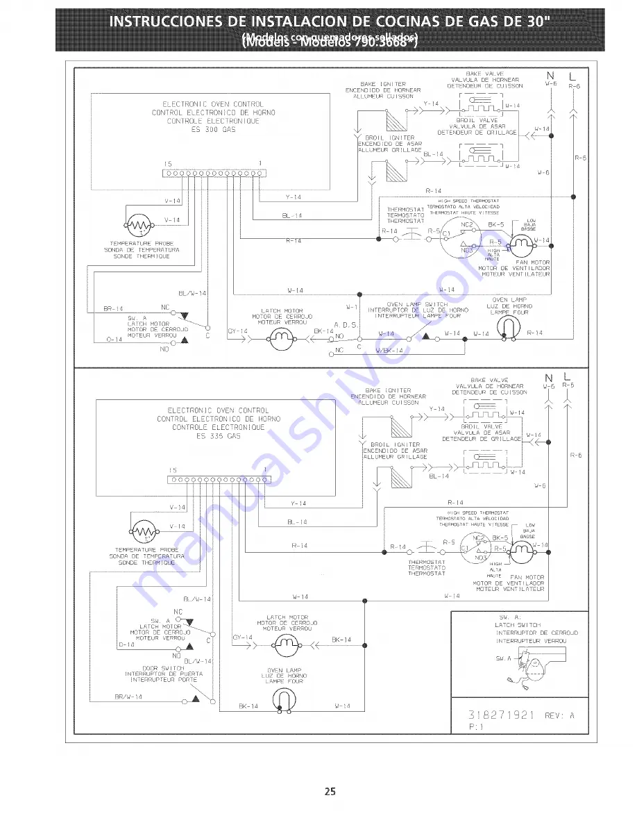 Kenmore 79036682501 Installation Instructions Manual Download Page 25