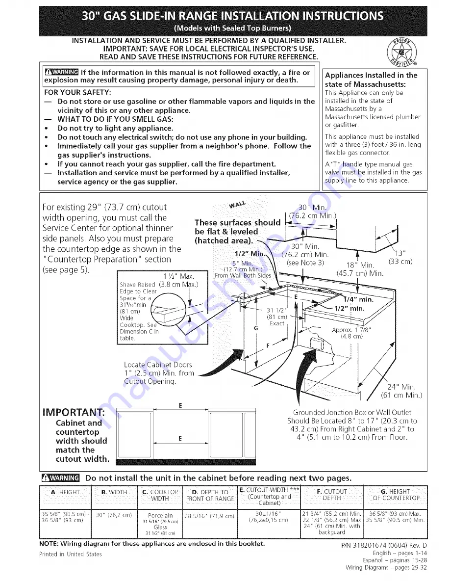 Kenmore 79036692506 Installation Instructions Manual Download Page 1