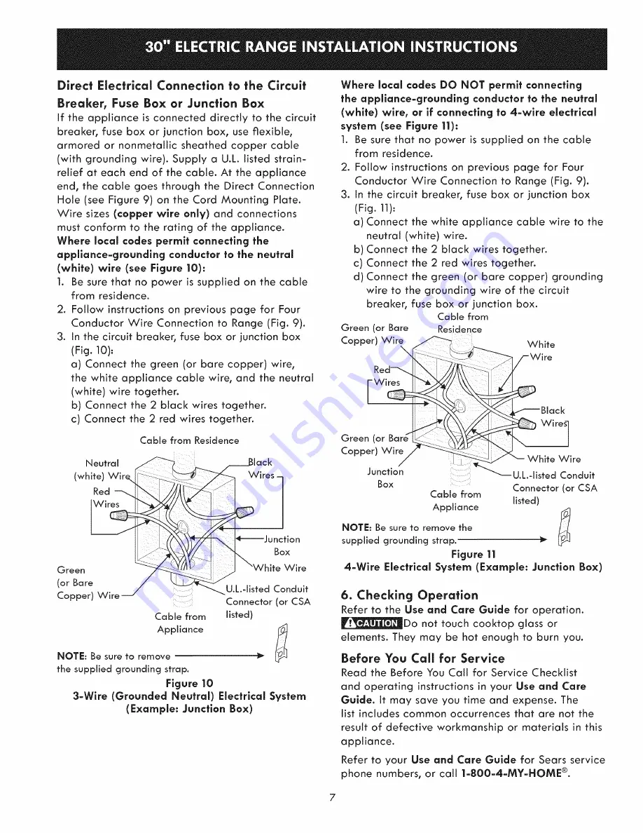 Kenmore 79041313410 Installation Instructions Manual Download Page 7