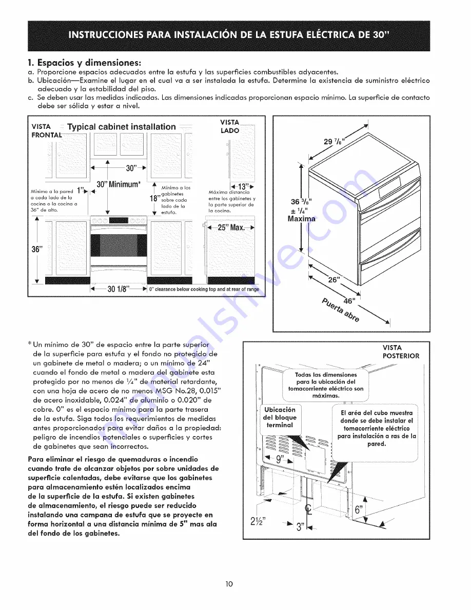 Kenmore 79041313410 Installation Instructions Manual Download Page 10