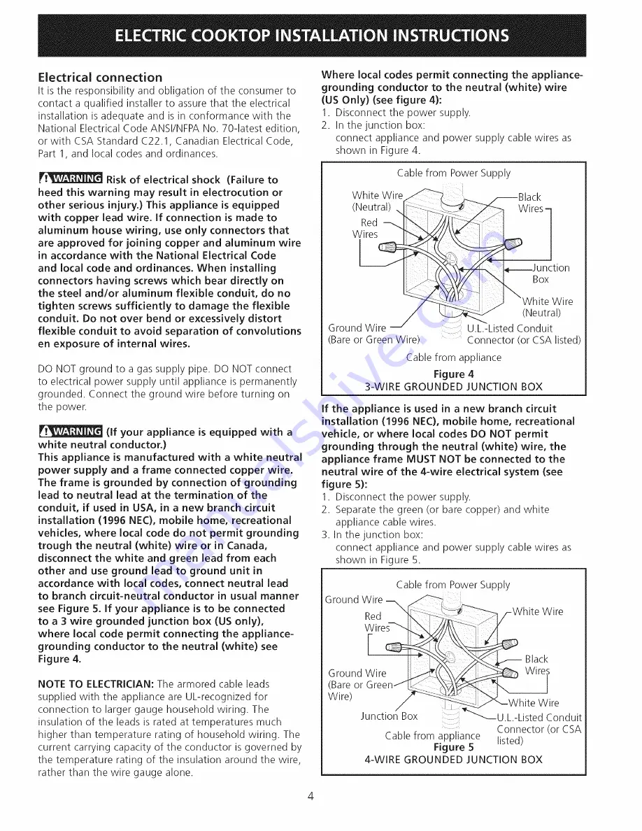 Kenmore 79045119410 Installation Instructions Manual Download Page 4