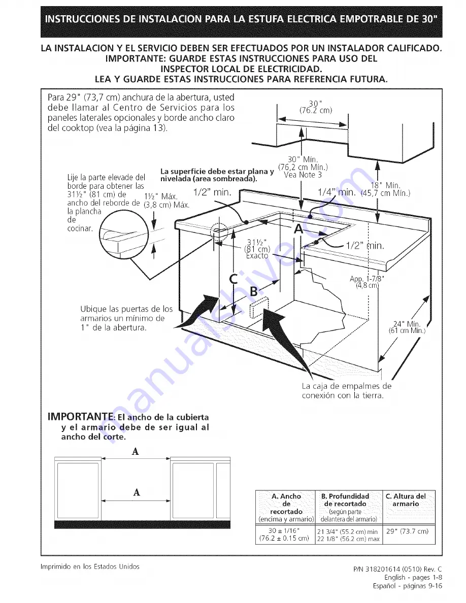 Kenmore 79045262501 Installation Instructions Manual Download Page 9