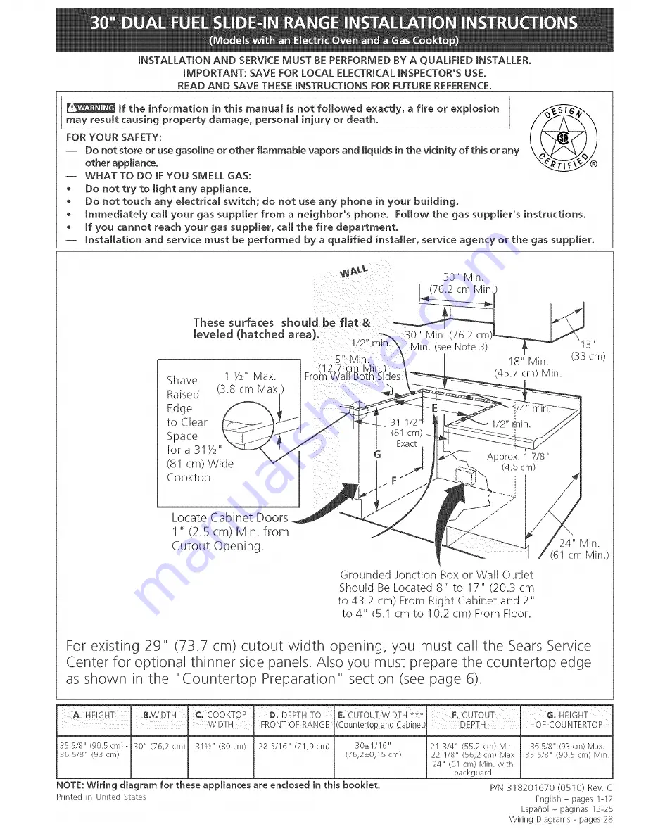 Kenmore 79046622500 Installation Instructions Manual Download Page 1