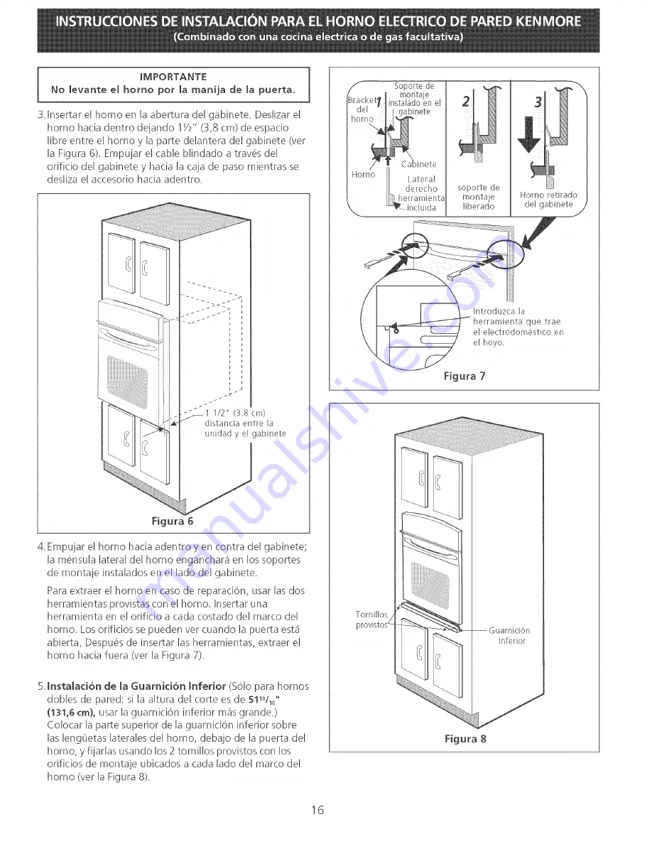 Kenmore 79047882 Installation Instructions Manual Download Page 16