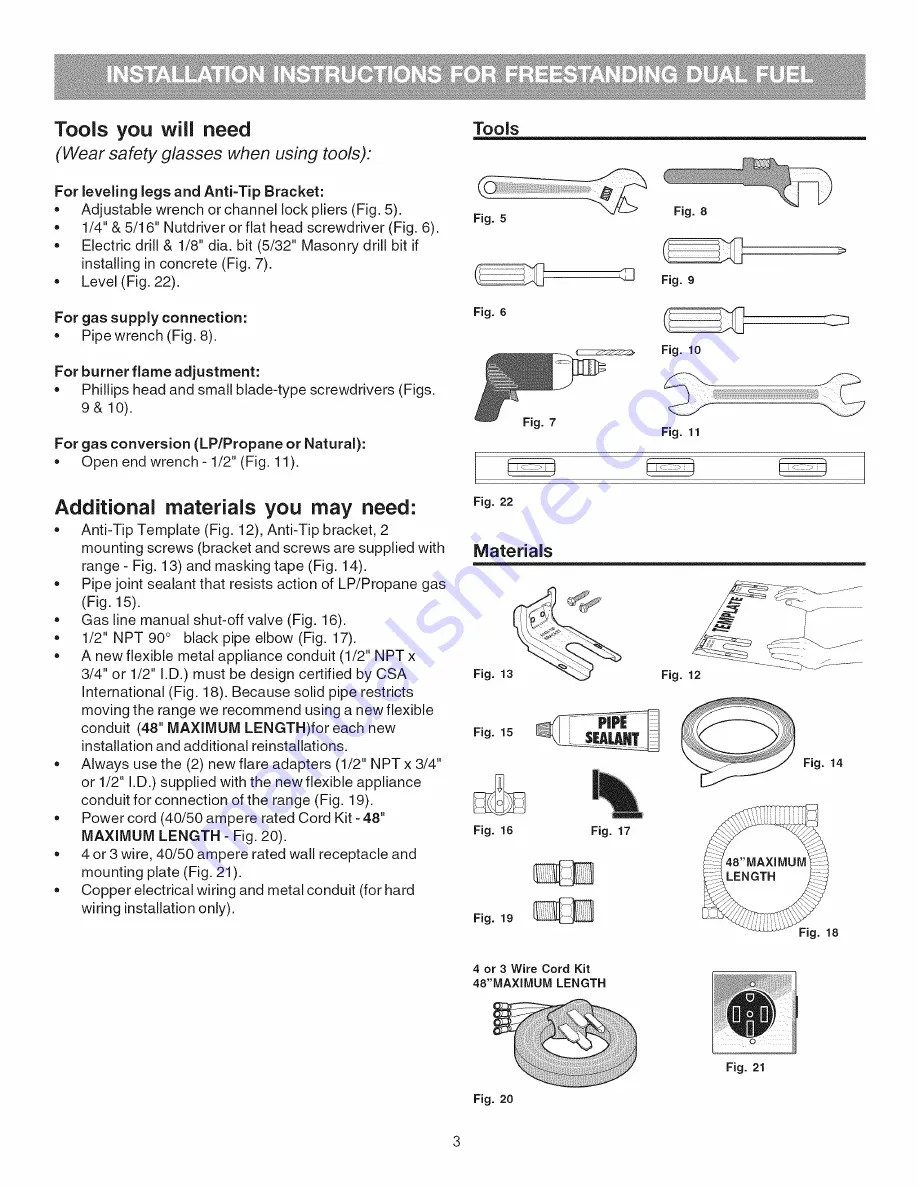 Kenmore 79078502010 Скачать руководство пользователя страница 3