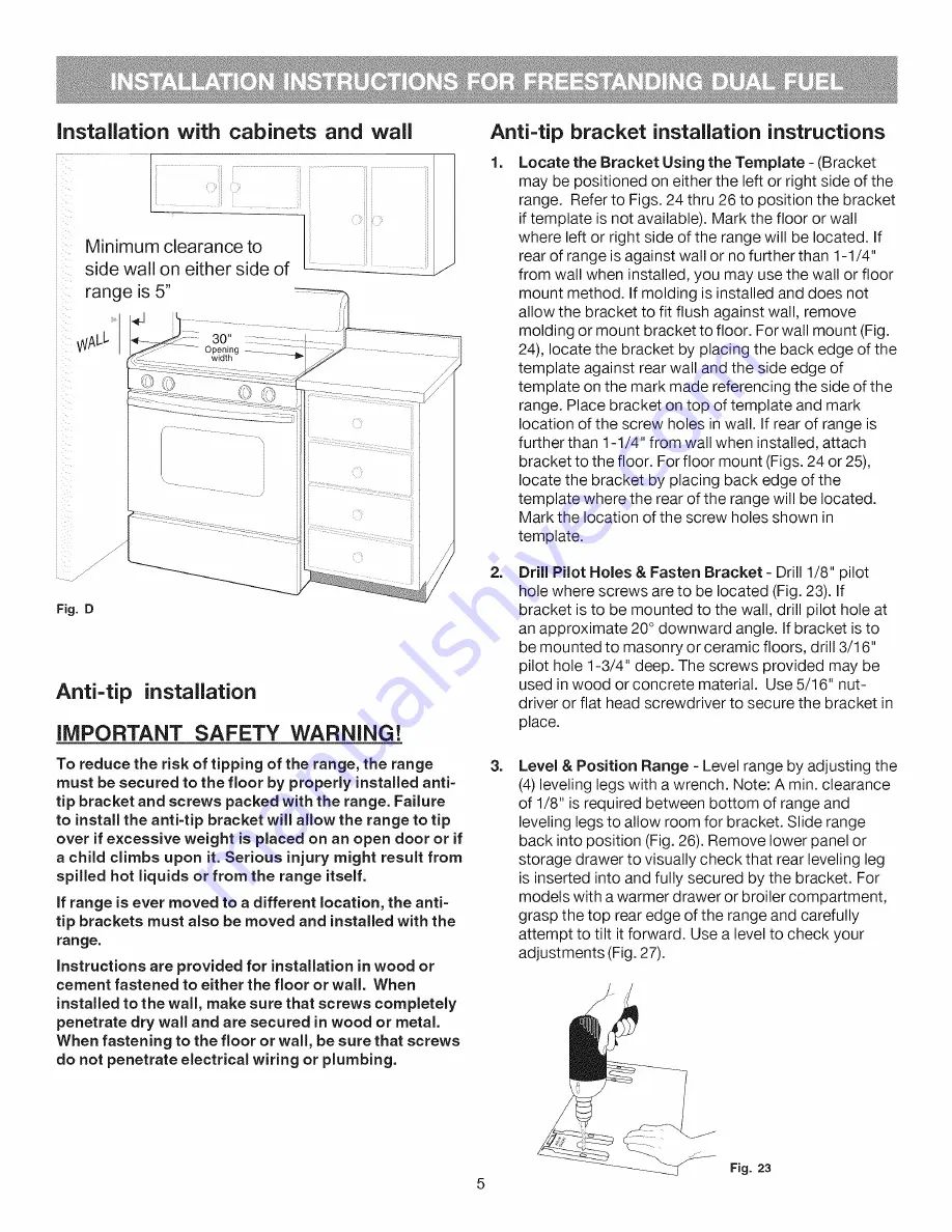 Kenmore 79078502010 Скачать руководство пользователя страница 5