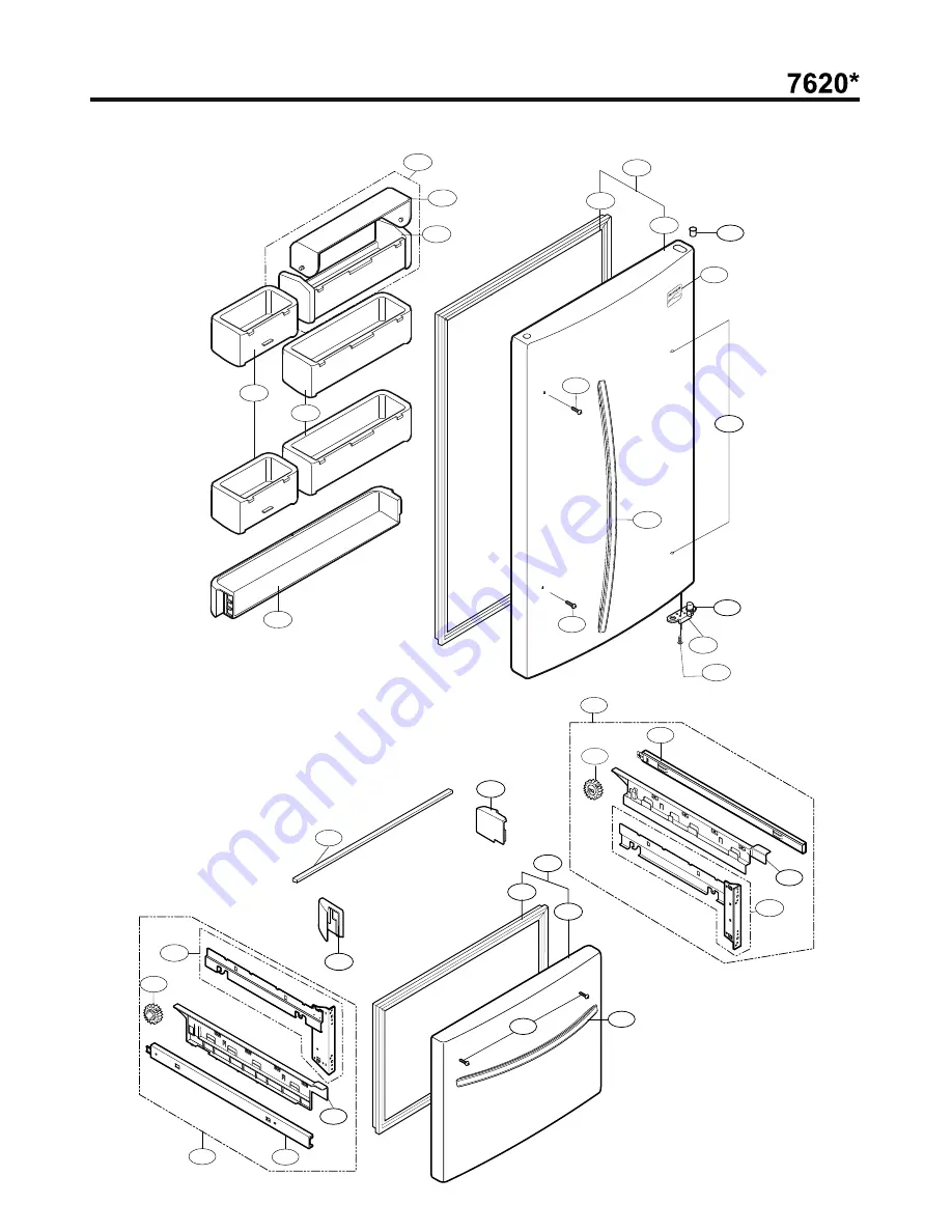 Kenmore 795.6827 Series Service Manual Download Page 61