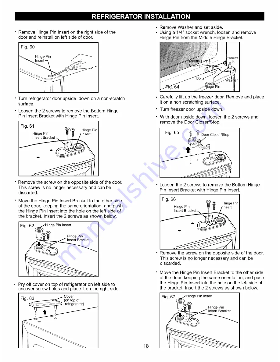 Kenmore 795.6827 Series Use & Care Manual Download Page 18