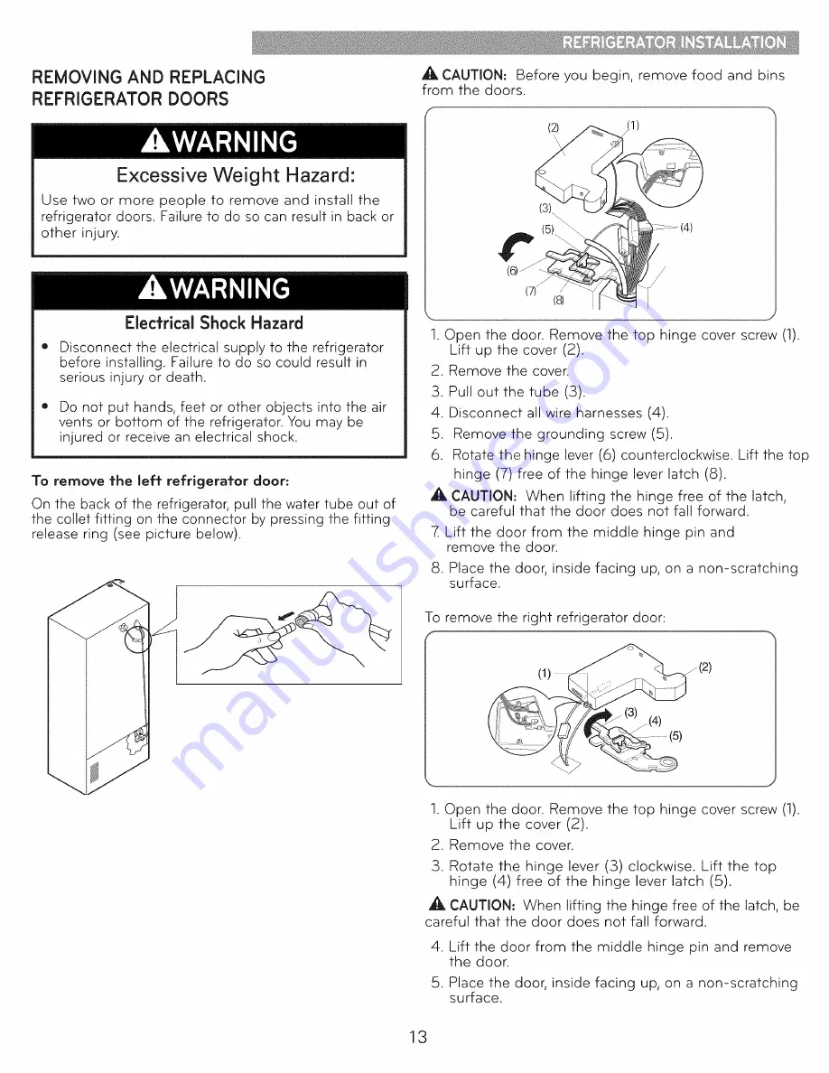 Kenmore 795.70332410 Use & Care Gude Download Page 13