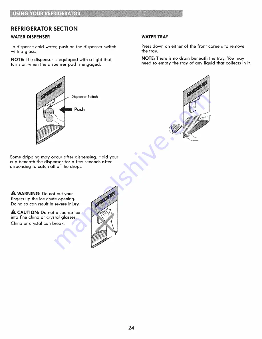 Kenmore 795.70332410 Use & Care Gude Download Page 24