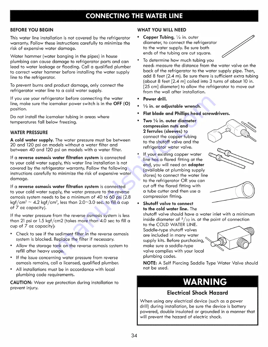 Kenmore 795.71032110 Use And Care Manual Download Page 34