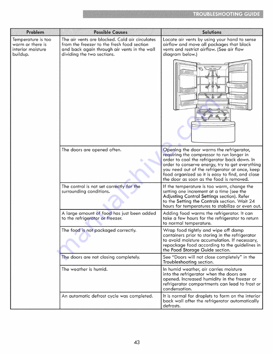 Kenmore 795.71032110 Use And Care Manual Download Page 43