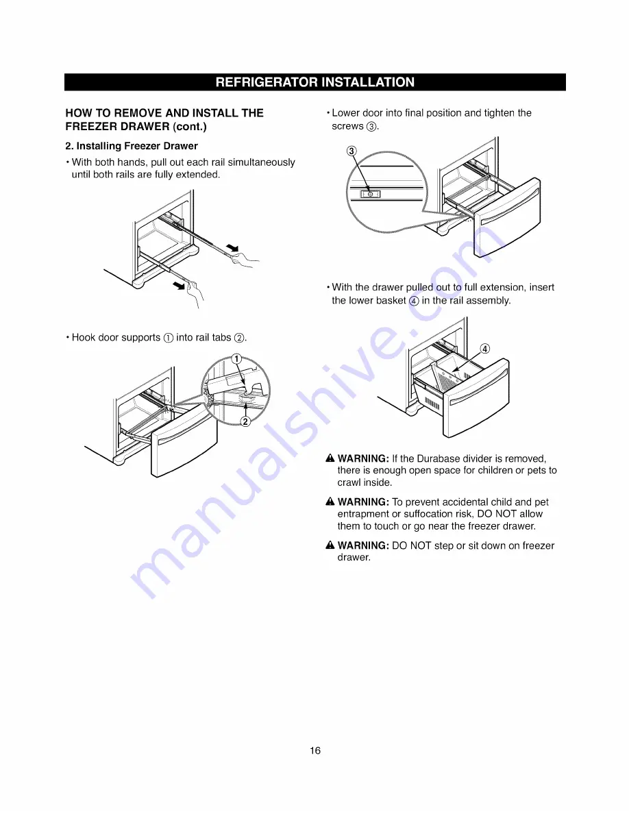 Kenmore 795.71053014 Use & Care Manual Download Page 16