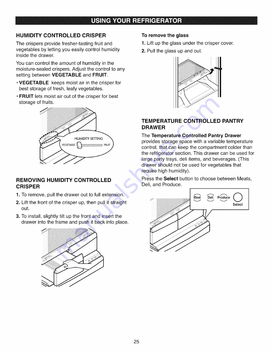 Kenmore 795.71053014 Use & Care Manual Download Page 25