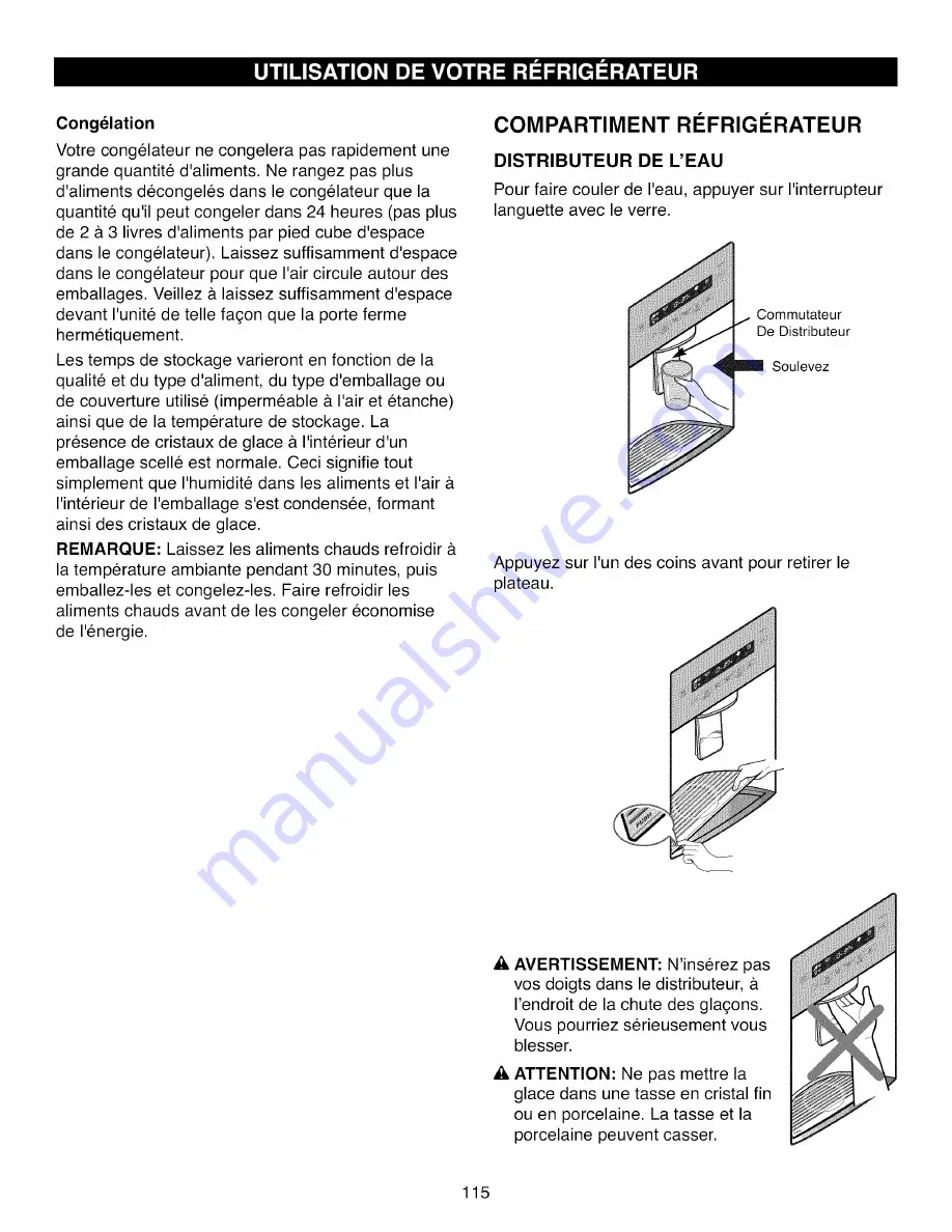 Kenmore 795.71053014 Use & Care Manual Download Page 115