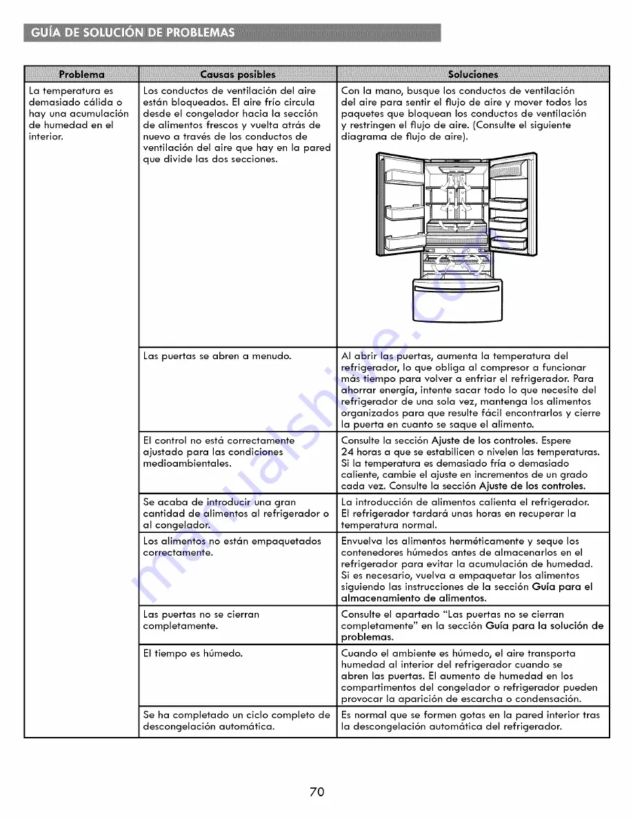 Kenmore 795.7303 Series Use & Care Manual Download Page 70