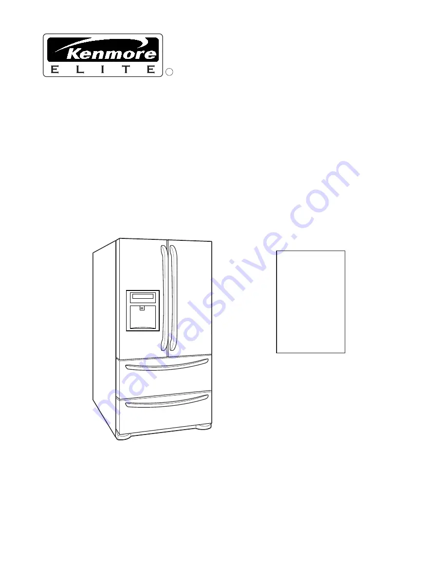 Kenmore 795.78773.801 Скачать руководство пользователя страница 1