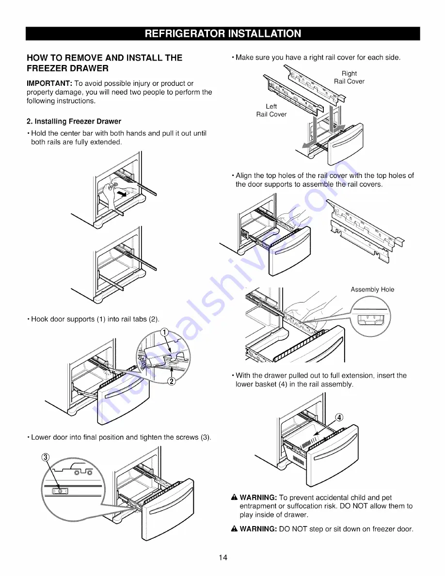 Kenmore 795.7973 Series Use And Care Manual Download Page 14