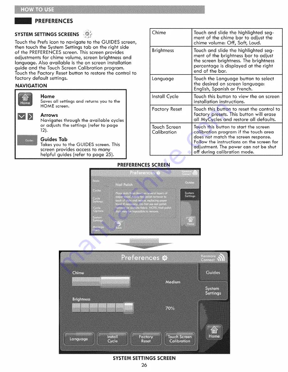 Kenmore 796.2947 Series Use & Care Manual Download Page 26