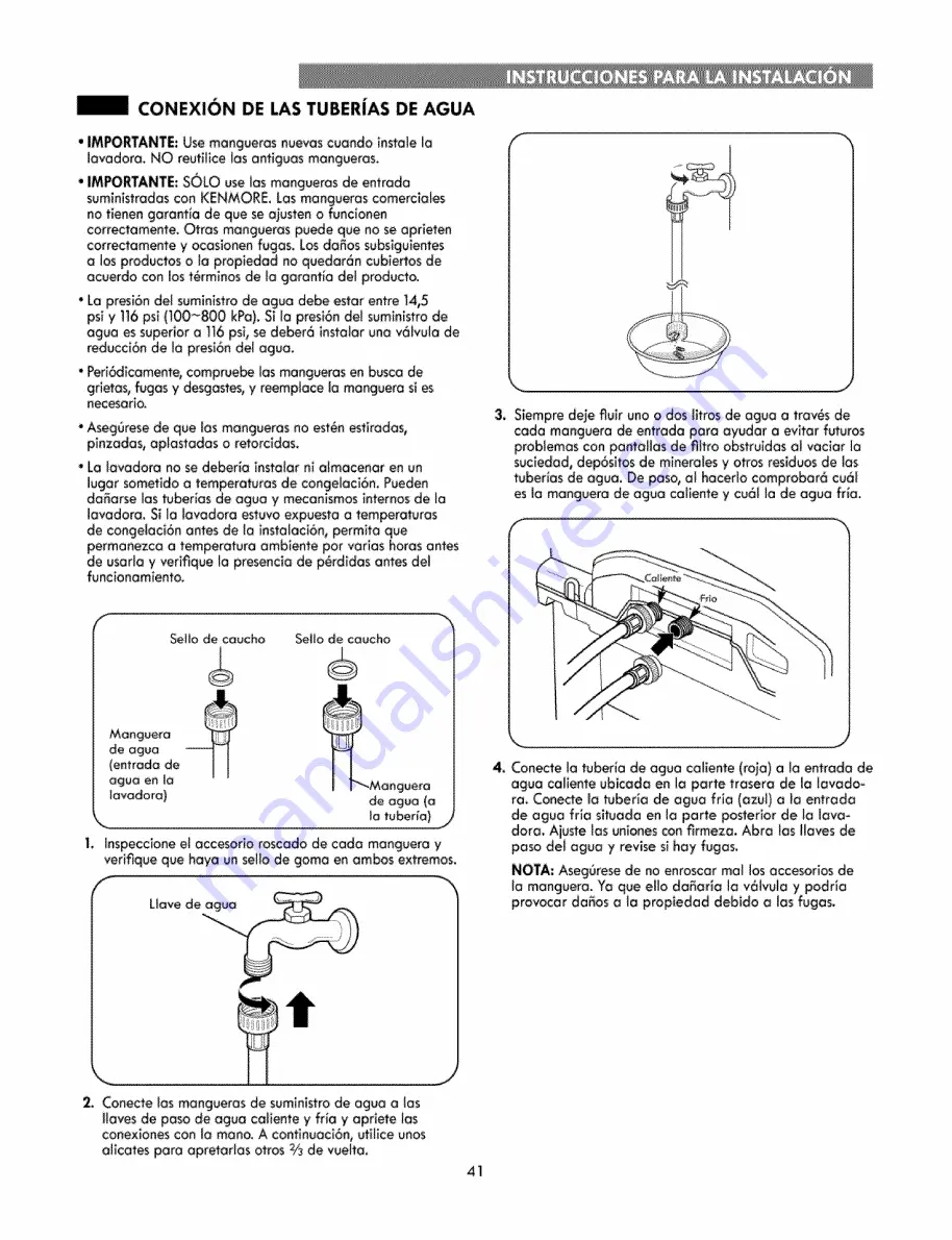 Kenmore 796.3146 Series Use & Care Manual Download Page 41