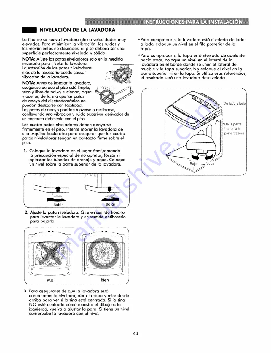 Kenmore 796.3146 Series Use & Care Manual Download Page 43