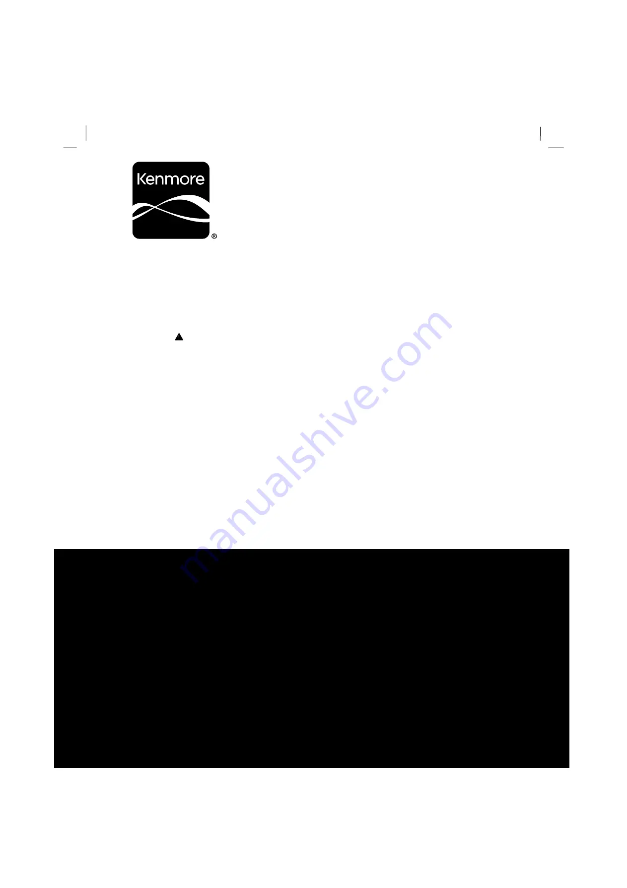 Kenmore 796.4044*9 Series Service Manual Download Page 1