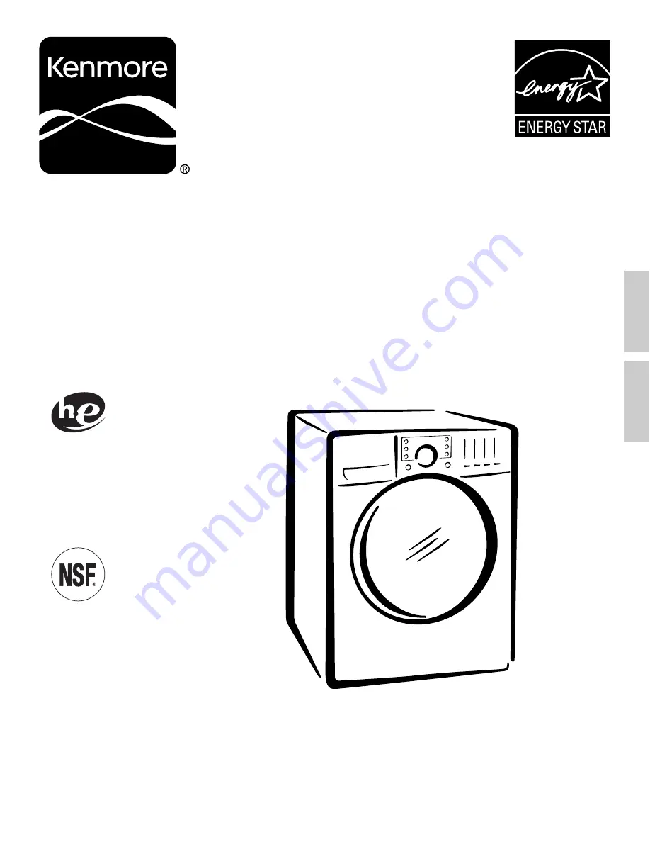 Kenmore 796.4044 Series Use & Care Manual Download Page 1