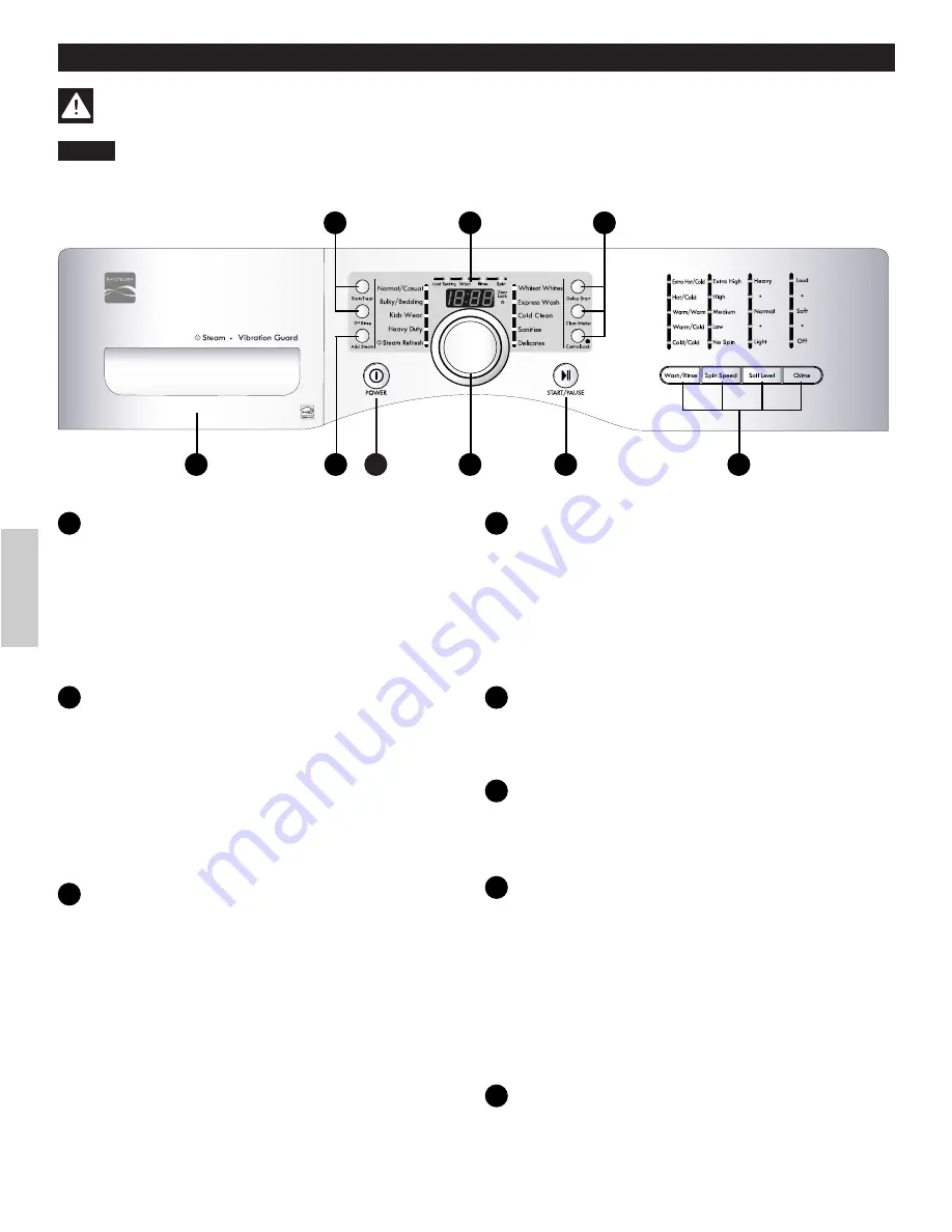 Kenmore 796.4044 Series Use & Care Manual Download Page 42