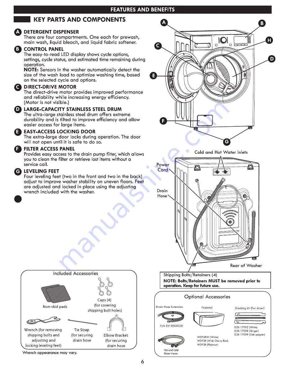 Kenmore 796.4137 Series Use & Care Manual Download Page 6