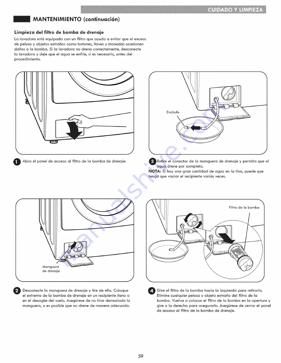 Kenmore 796.4154 Series Use & Care Manual Download Page 59