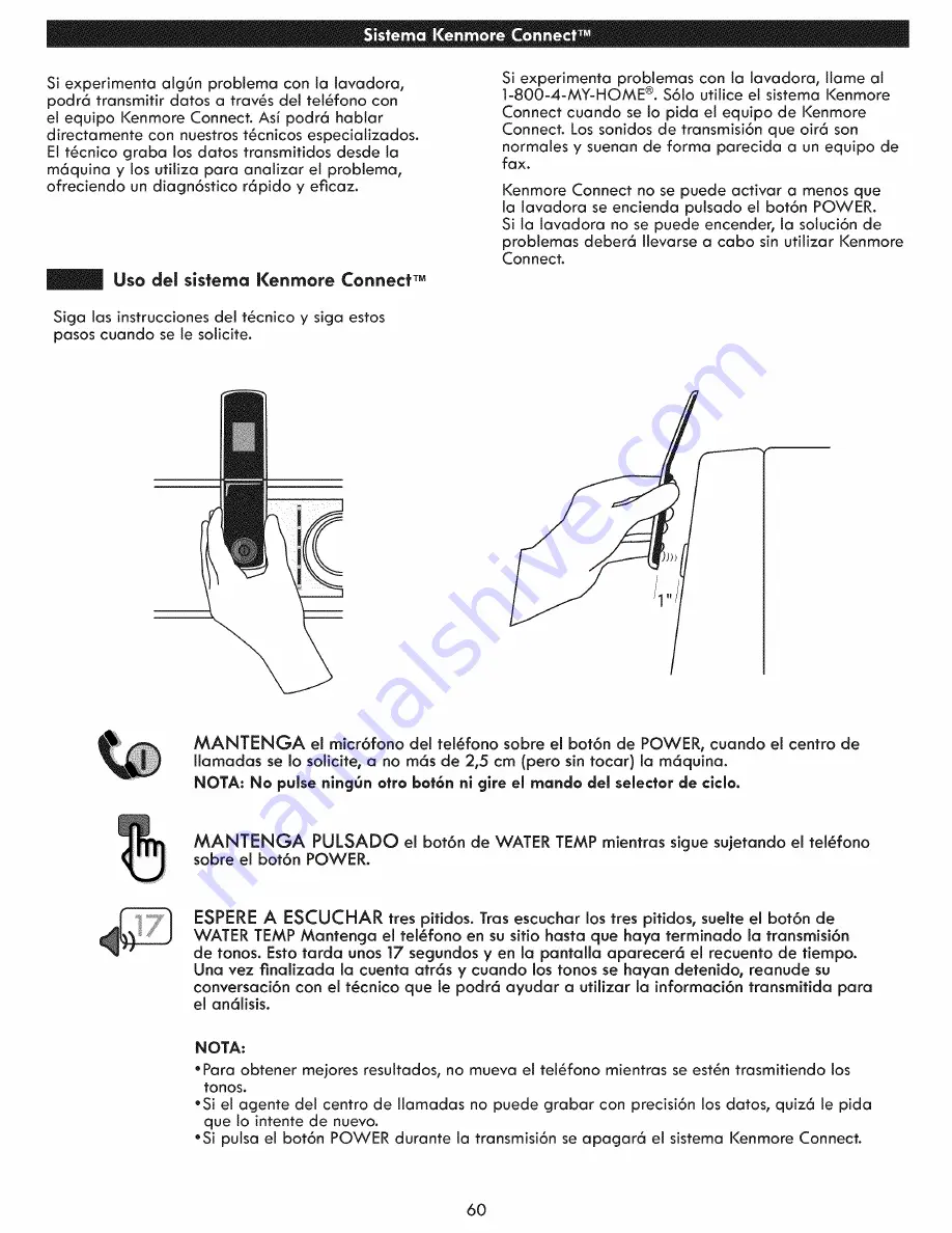 Kenmore 796.4154 Series Скачать руководство пользователя страница 60