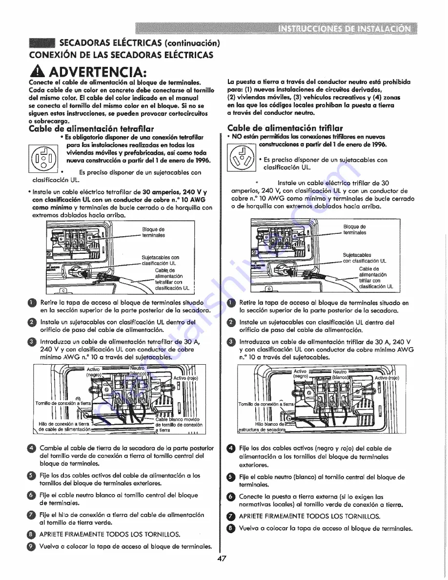 Kenmore 796.6142 Series Use & Care Manual Download Page 47