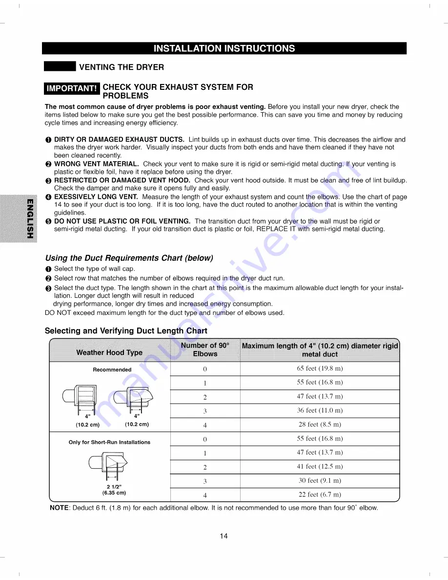 Kenmore 796.8002#9 Series Use And Care Manual Download Page 14