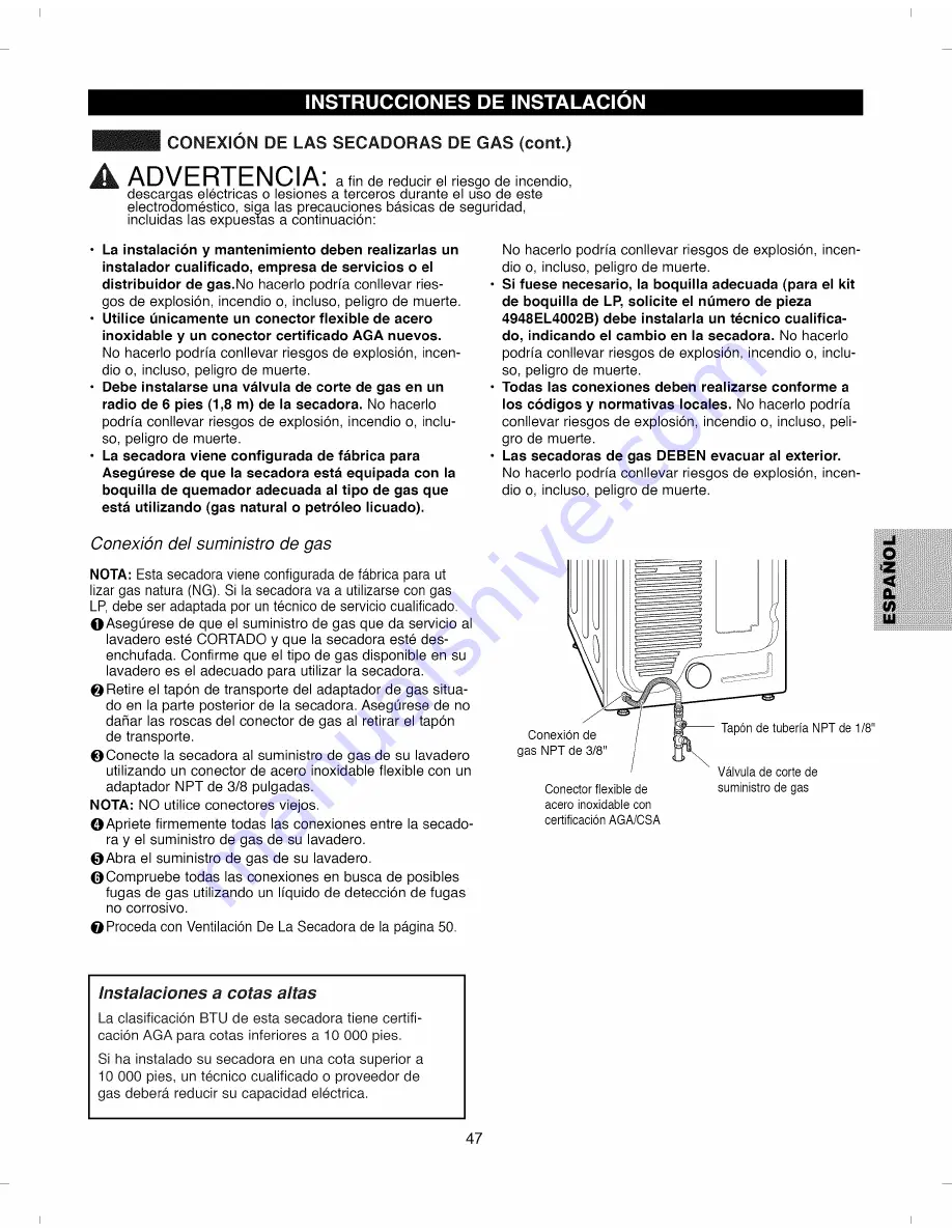 Kenmore 796.8002#9 Series Use And Care Manual Download Page 47