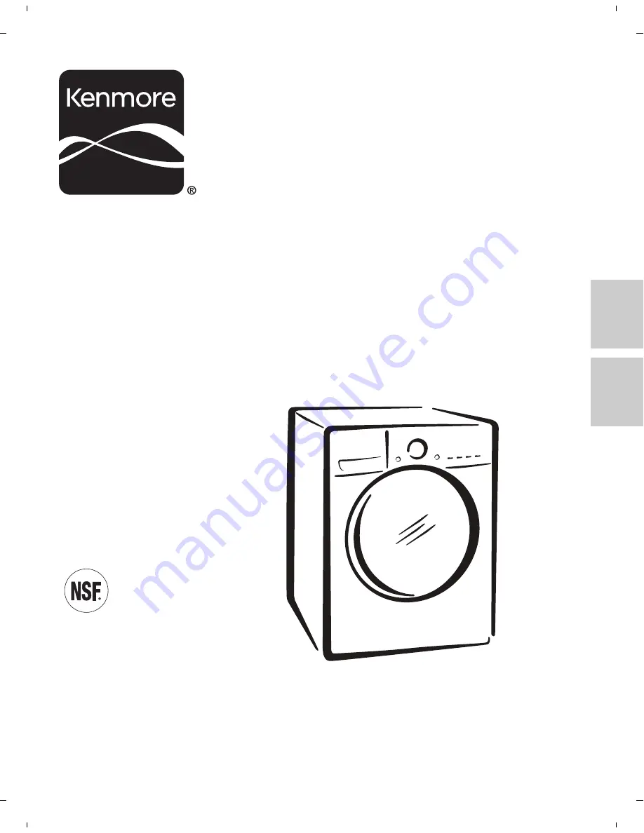 Kenmore 796.8031 Скачать руководство пользователя страница 1