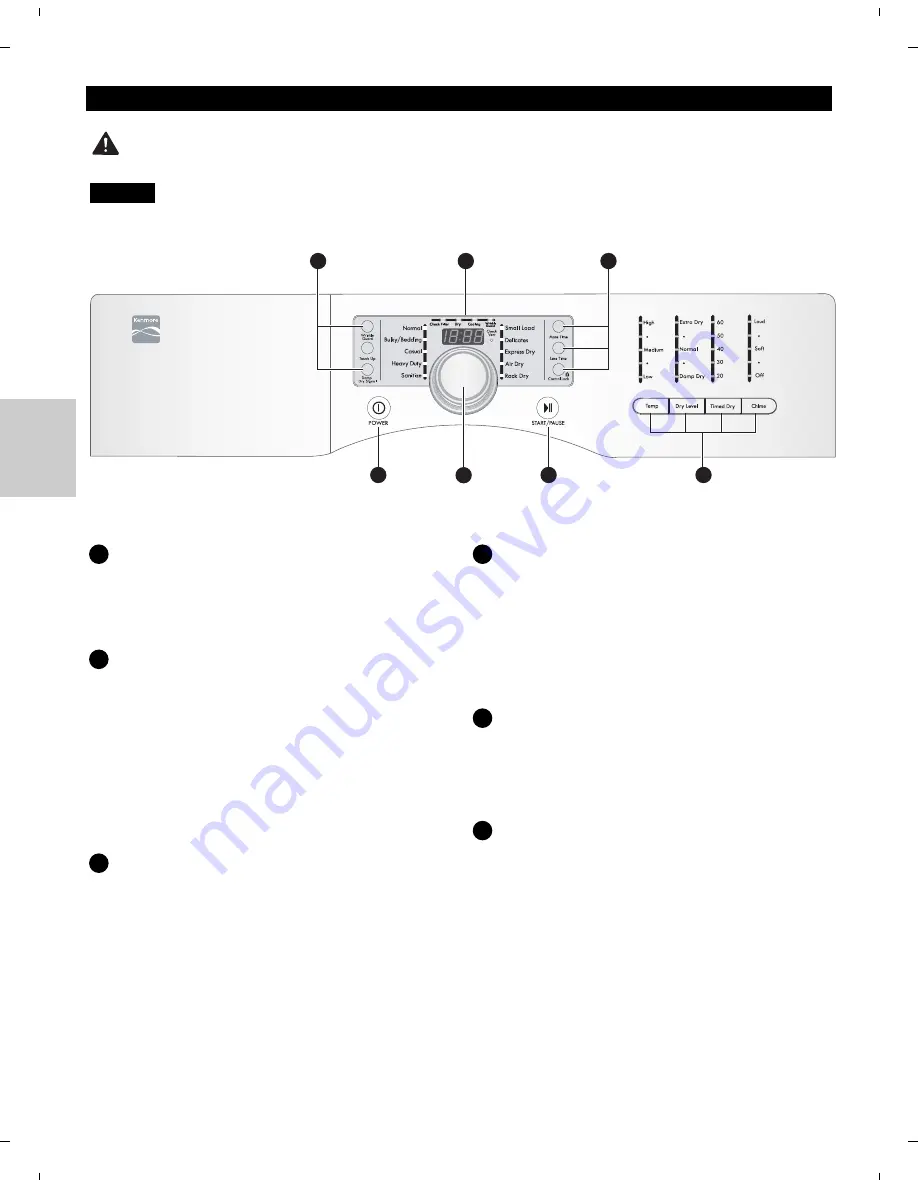 Kenmore 796.8031 Use & Care Manual Download Page 18