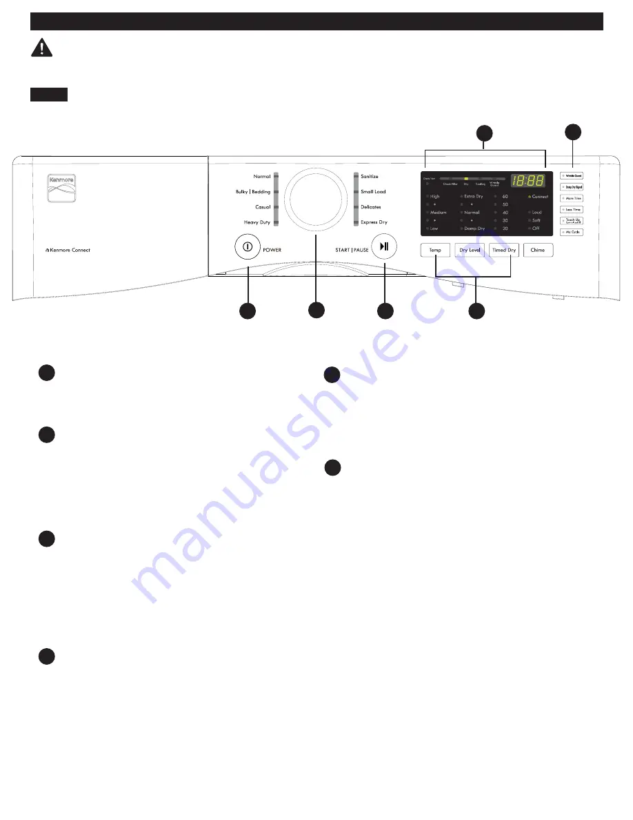 Kenmore 796.8118# Use & Care Manual Download Page 18