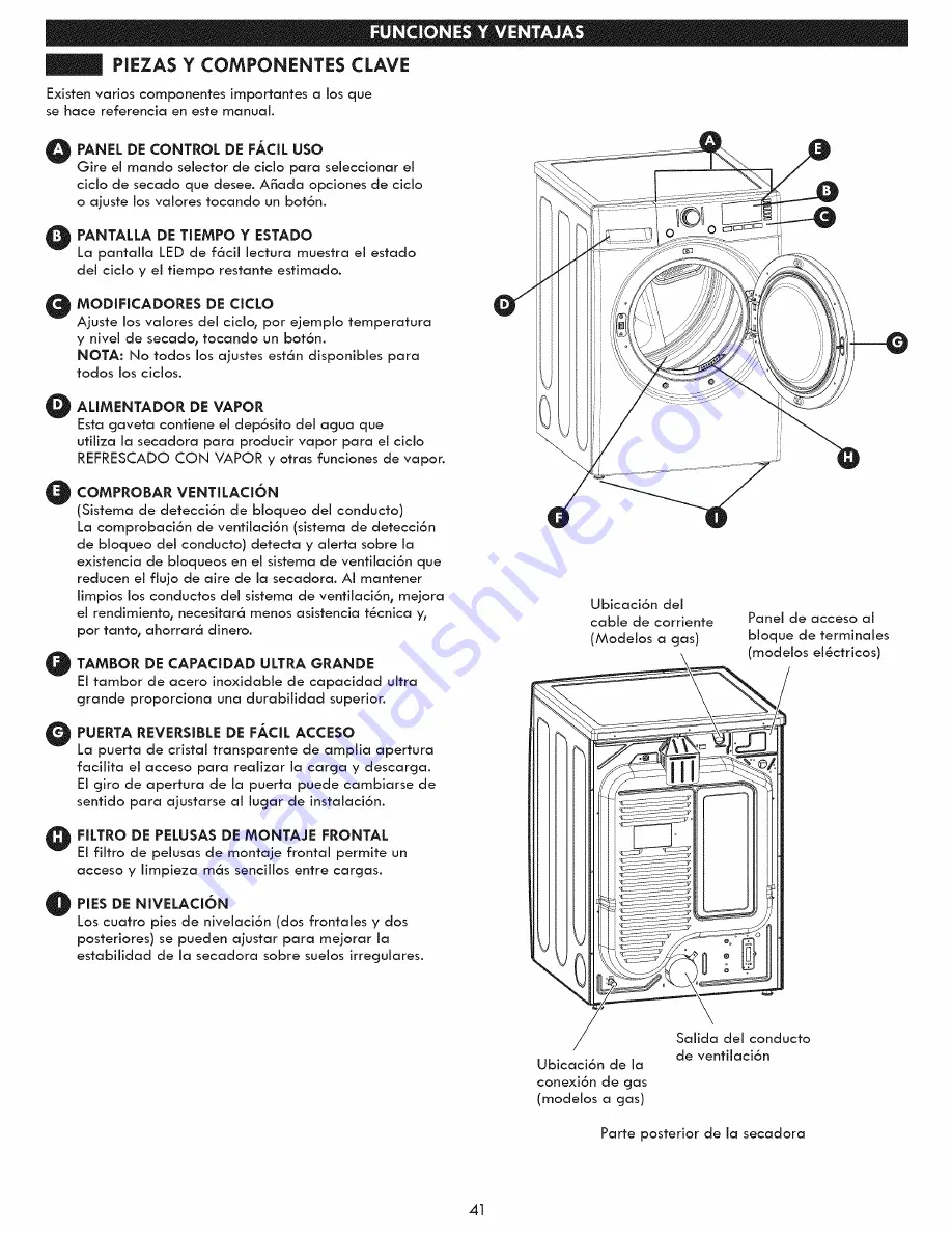 Kenmore 796.8137 Series Скачать руководство пользователя страница 41