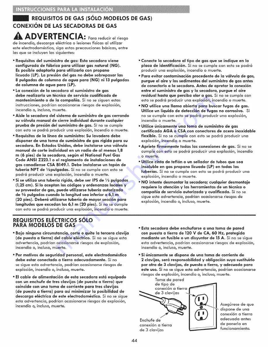 Kenmore 796.8137 Series Use & Care Manual Download Page 44