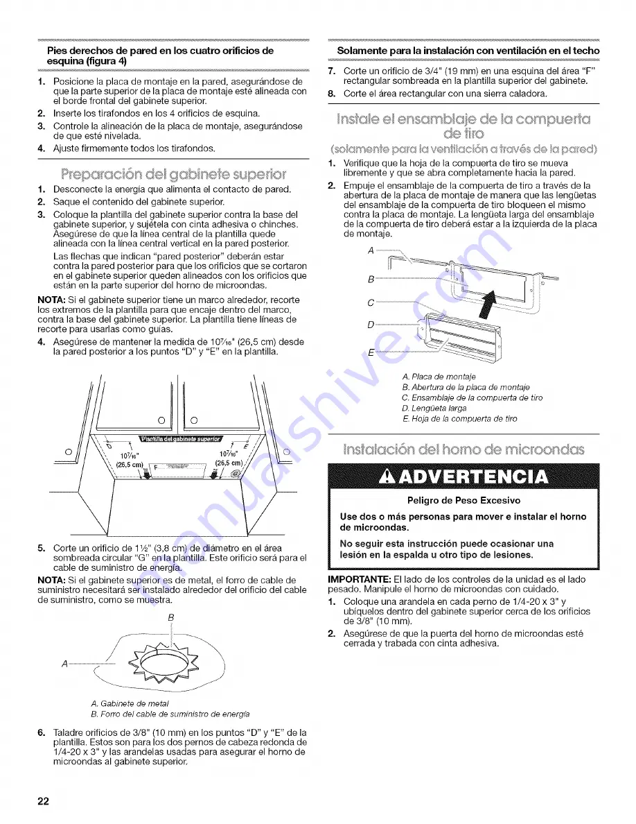 Kenmore 8206198 Скачать руководство пользователя страница 22