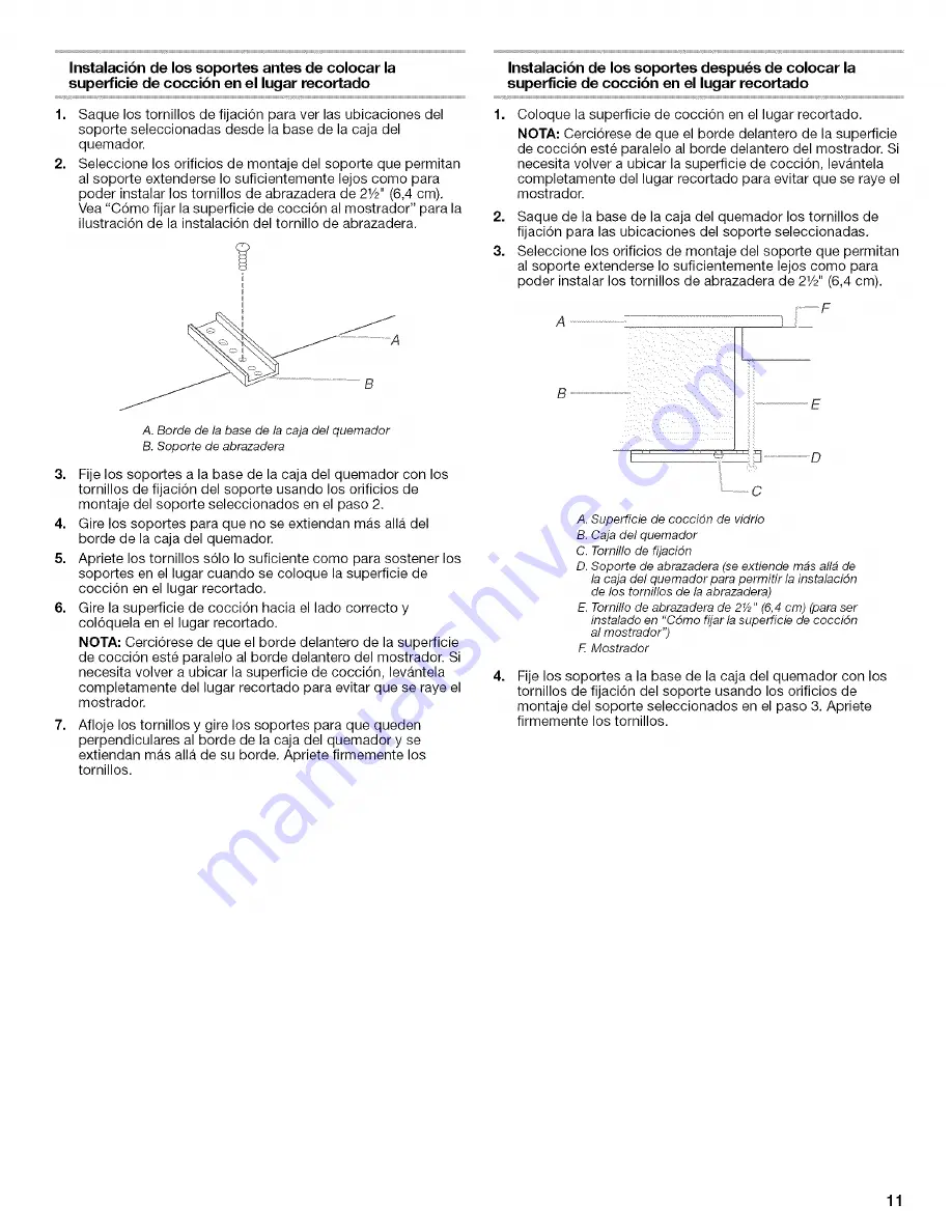 Kenmore 8286307 Installation & Operating Instructions Manual Download Page 11