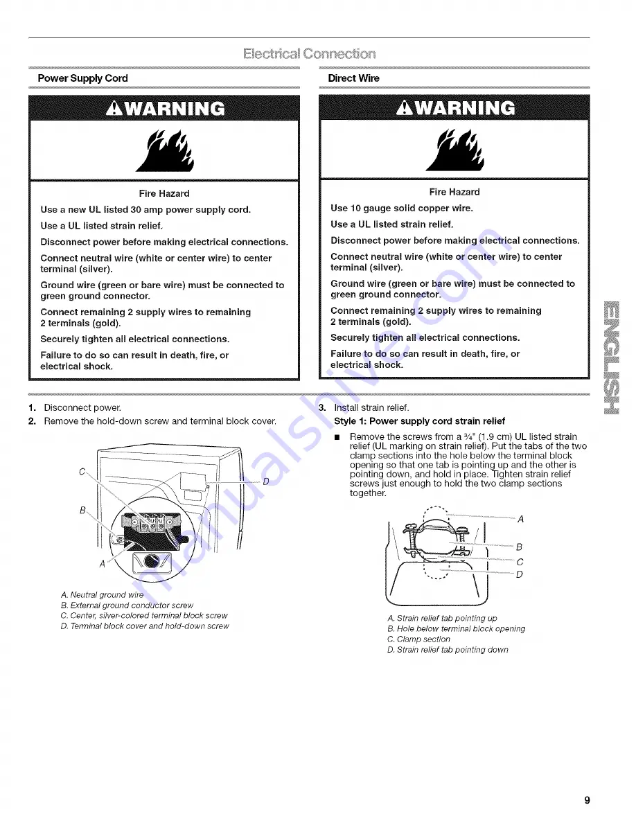 Kenmore 8751 - 6.7 cu. Ft. HE2 Electric Dryer Use And Care Manual Download Page 9