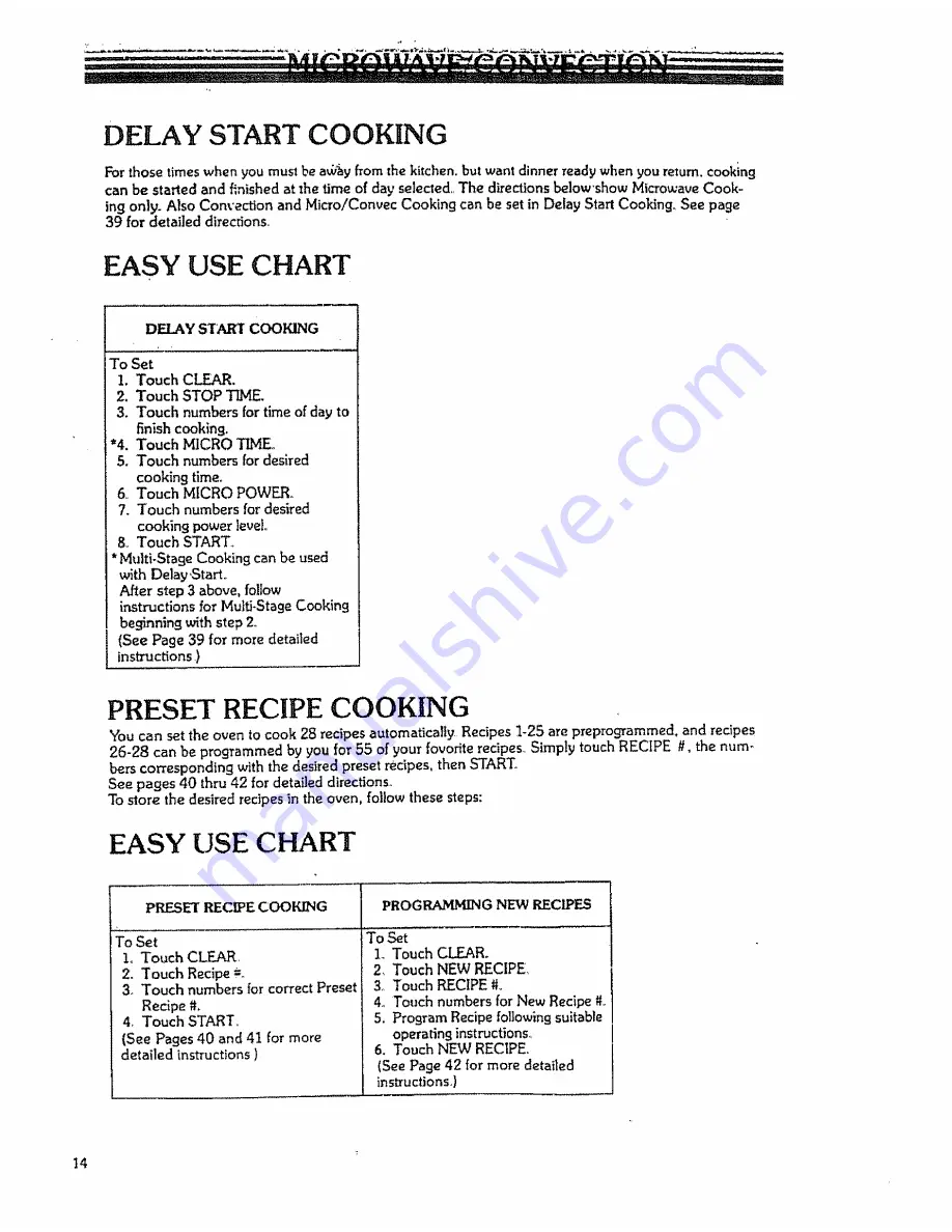 Kenmore 88963 Use And Care Manual Download Page 14