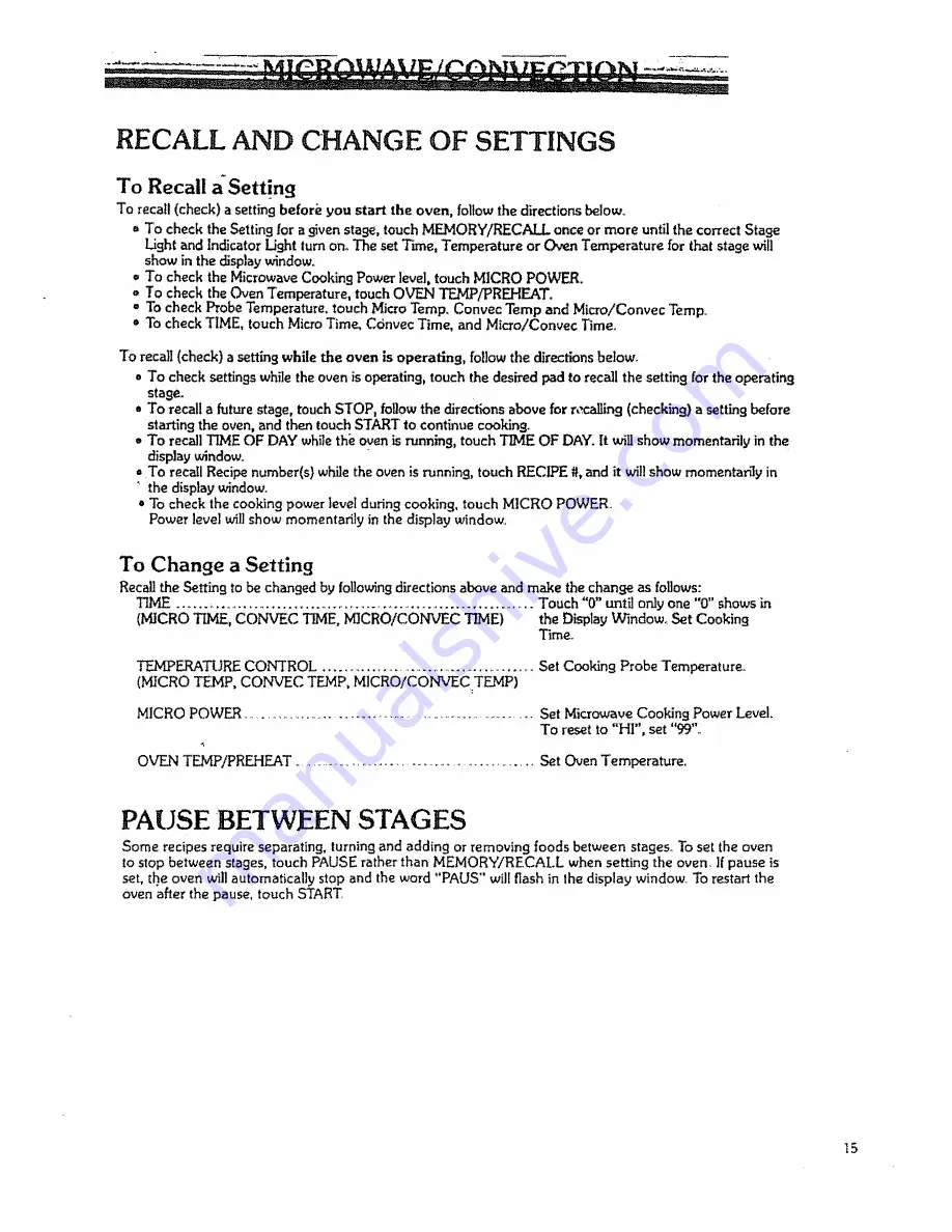 Kenmore 88963 Use And Care Manual Download Page 15