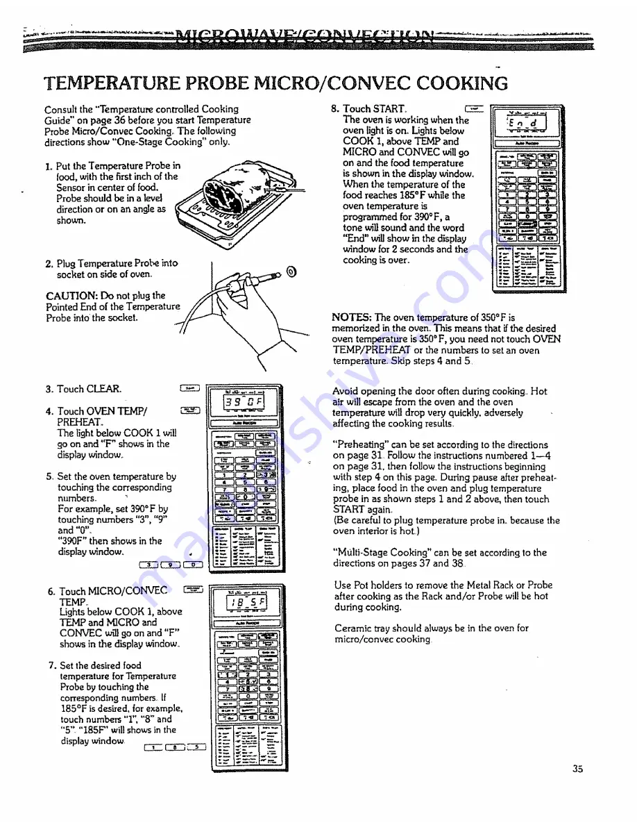 Kenmore 88963 Use And Care Manual Download Page 35