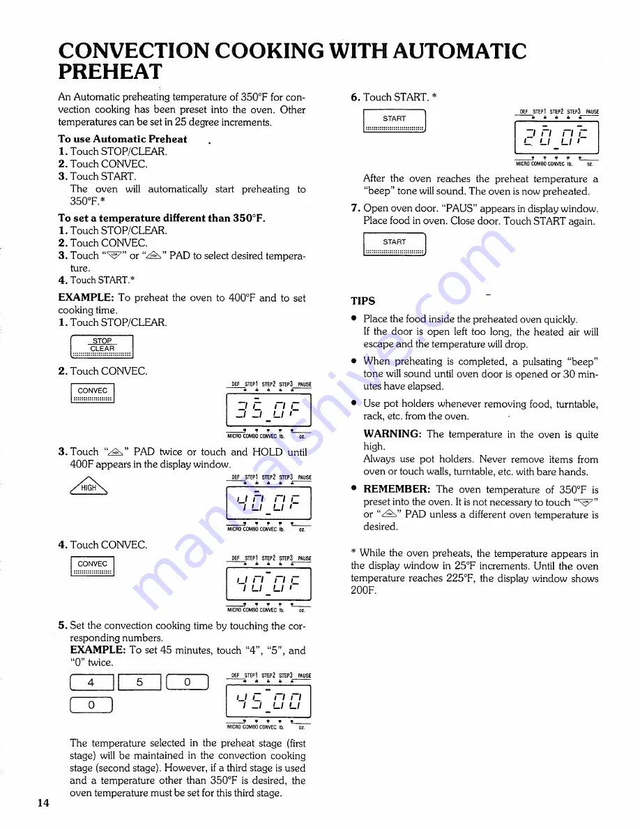 Kenmore 89969 Use And Care Manual Download Page 14